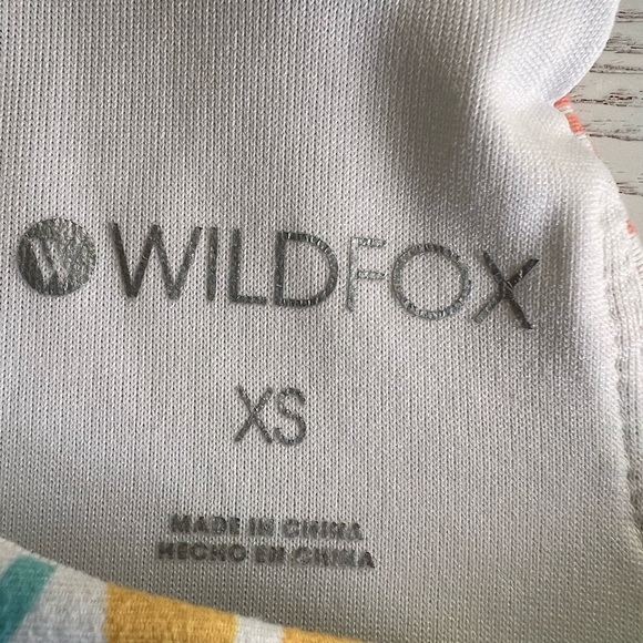 Wildfox Tropical Print Sports Top - Picture 2 of 4